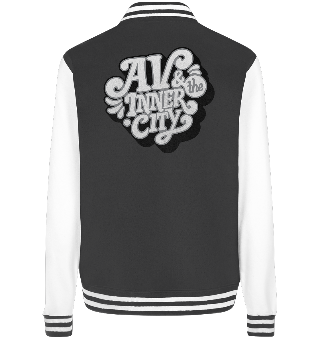 AV & the Inner City / College Jacket with White and Black Logo