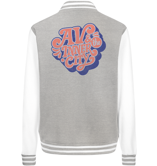 AV & the Inner City / College Jacket with Orange and Blue Logo