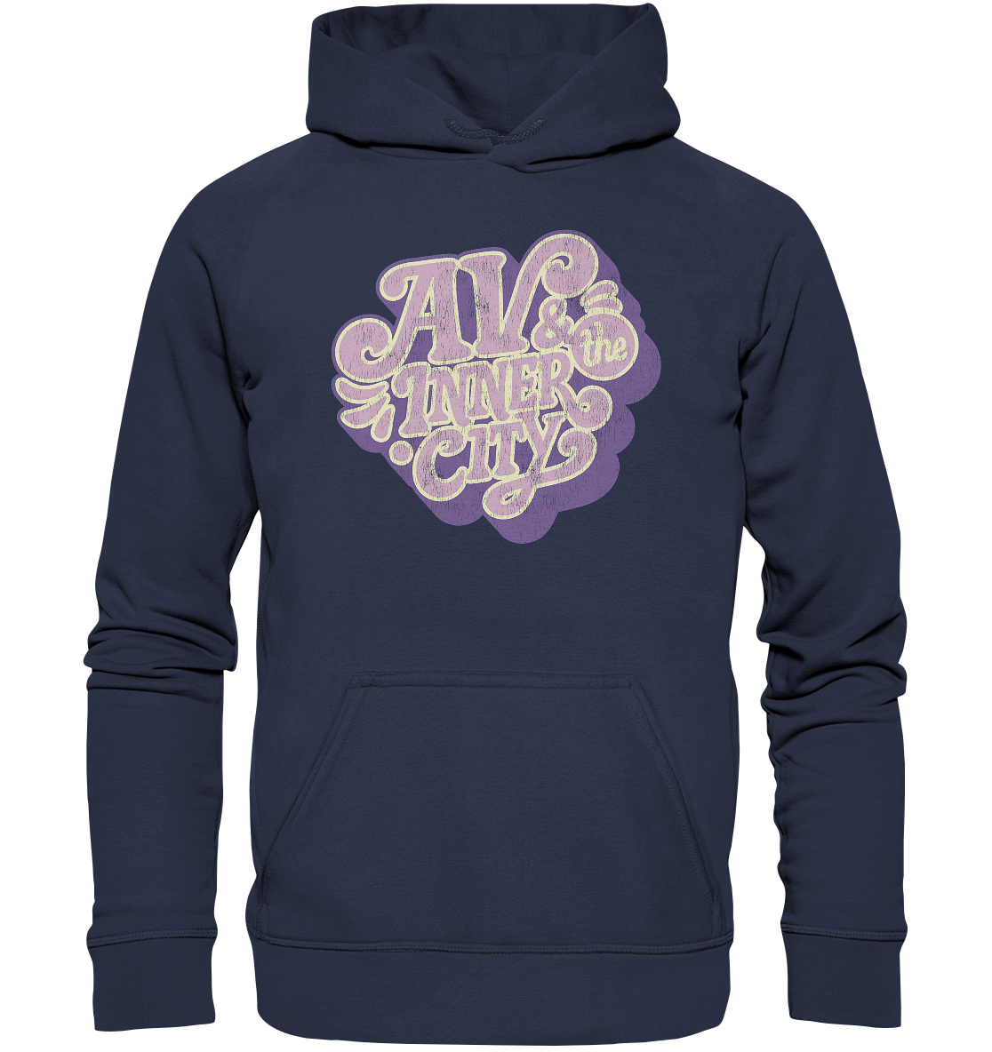 AV & the Inner City / Kids Premium Hoodie - Purple Logo