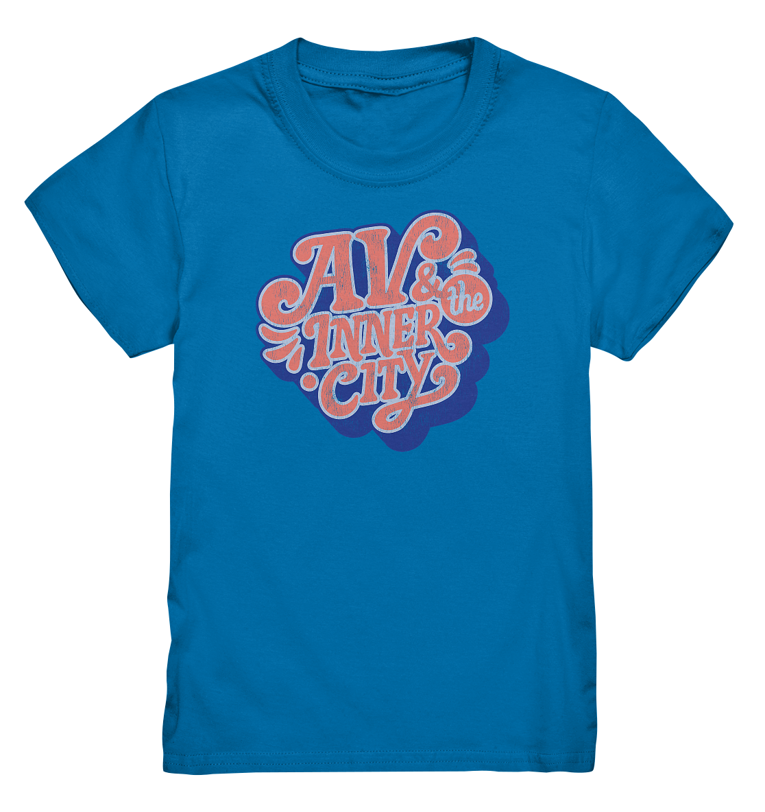 AV & the Inner City / Blue - Kids Premium Shirt
