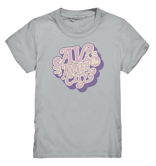 AV & the Inner City / Kids' Premium T- Shirt - Purple Logo