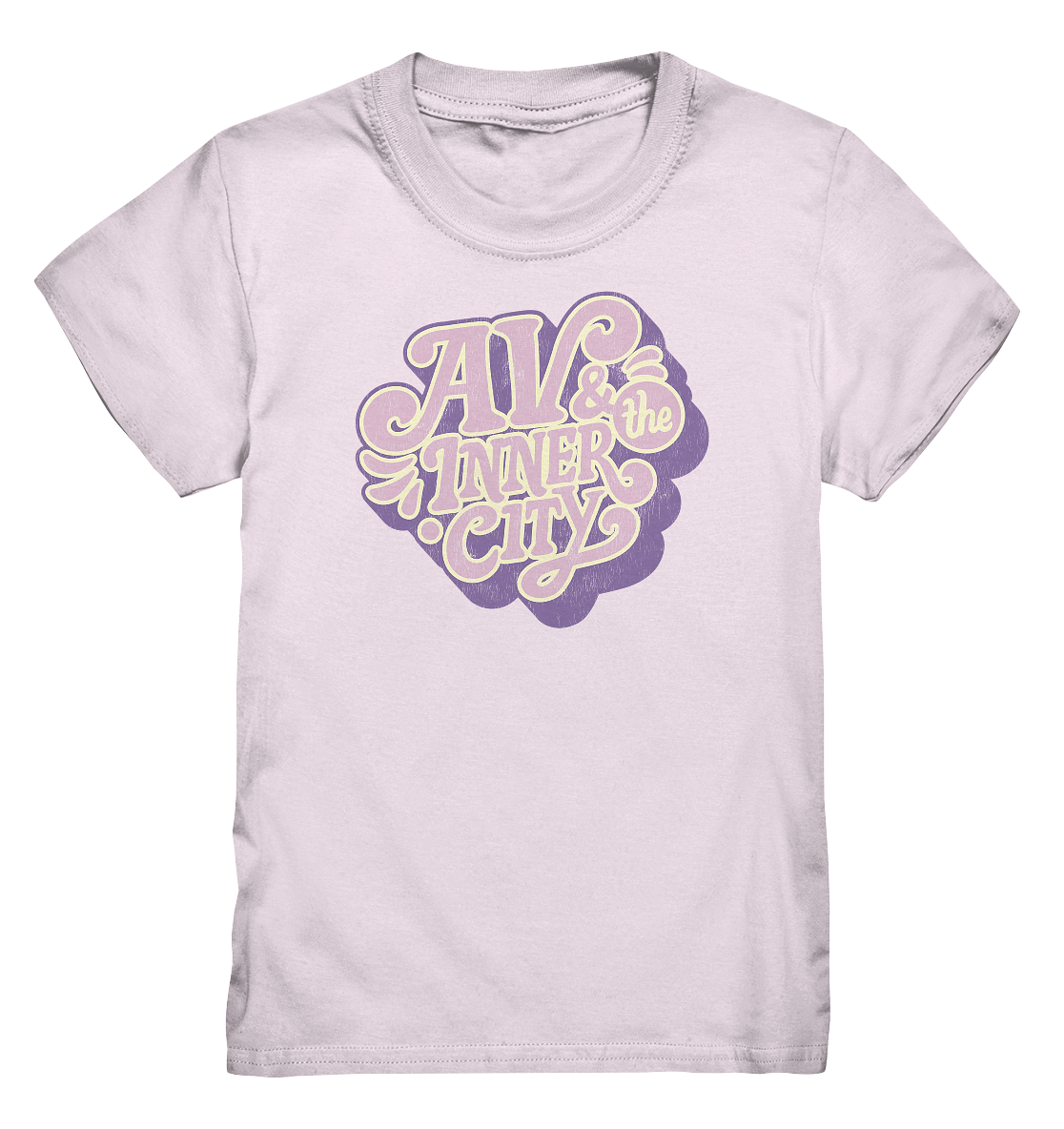 AV & the Inner City / Kids' Premium T- Shirt - Purple Logo