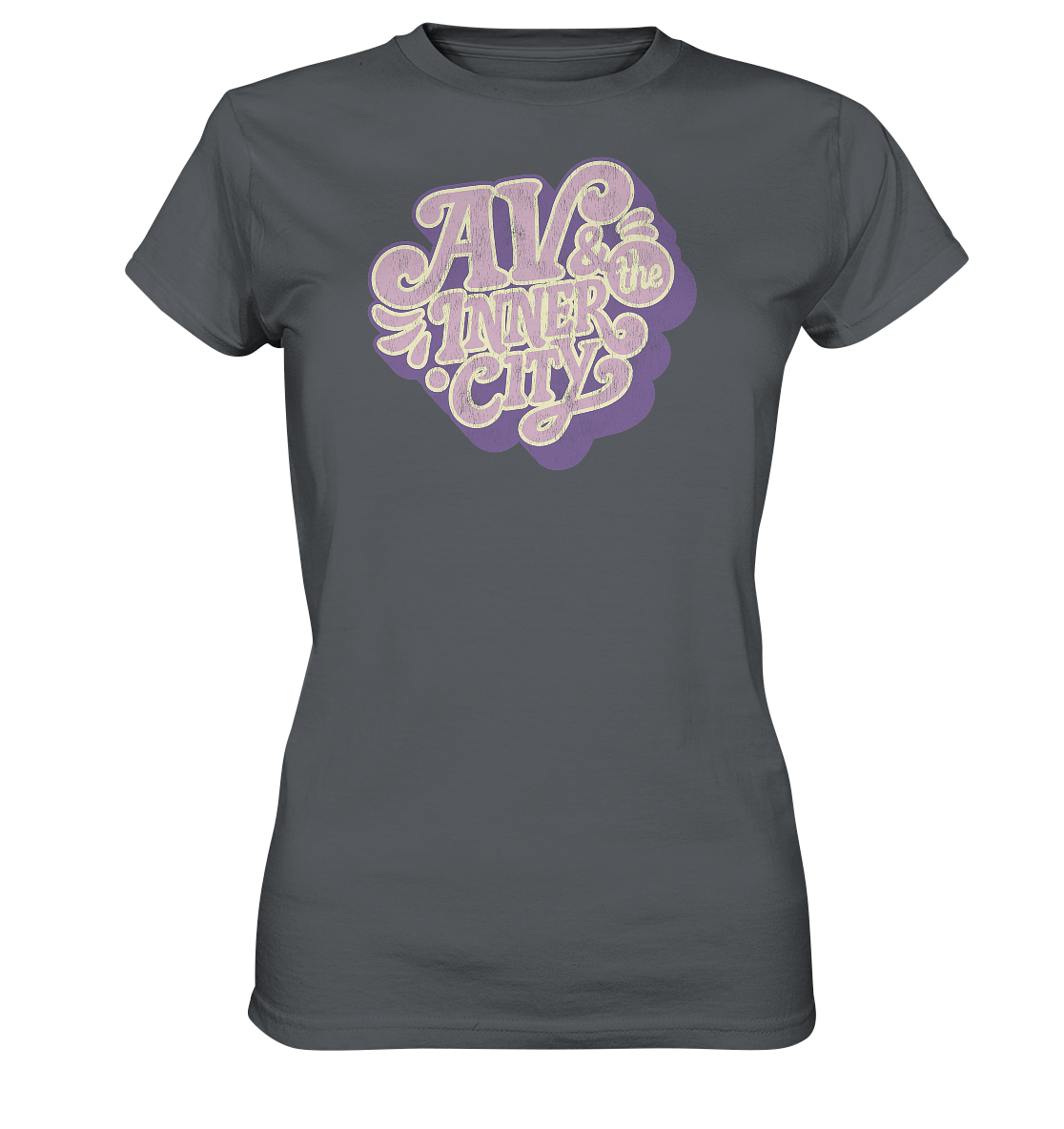 AV & the Inner City / Women's Premium Shirt with Purple Logo