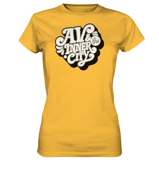 AV & the Inner City / Women's Premium Shirt with White and Black Logo