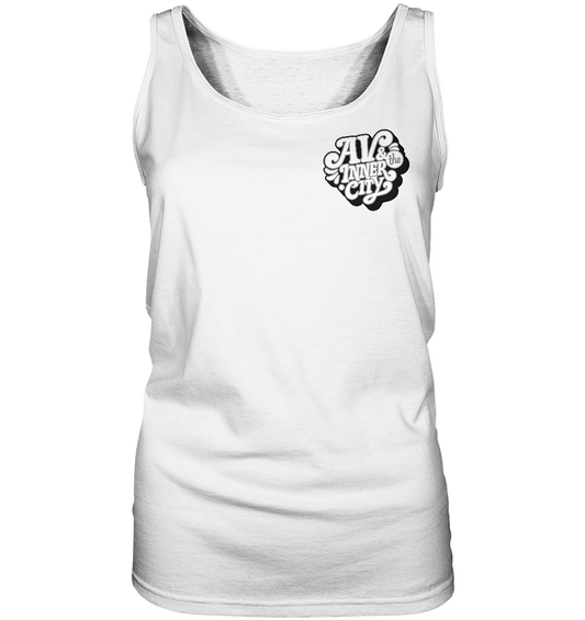 AV & the Inner City / Premium Women's Tank with White and Black Logo