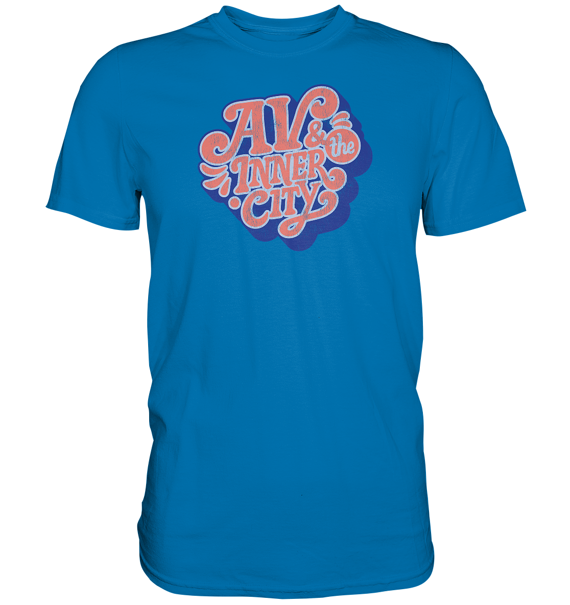 AV & the Inner City / Blue and Orange Logo - Premium Shirt