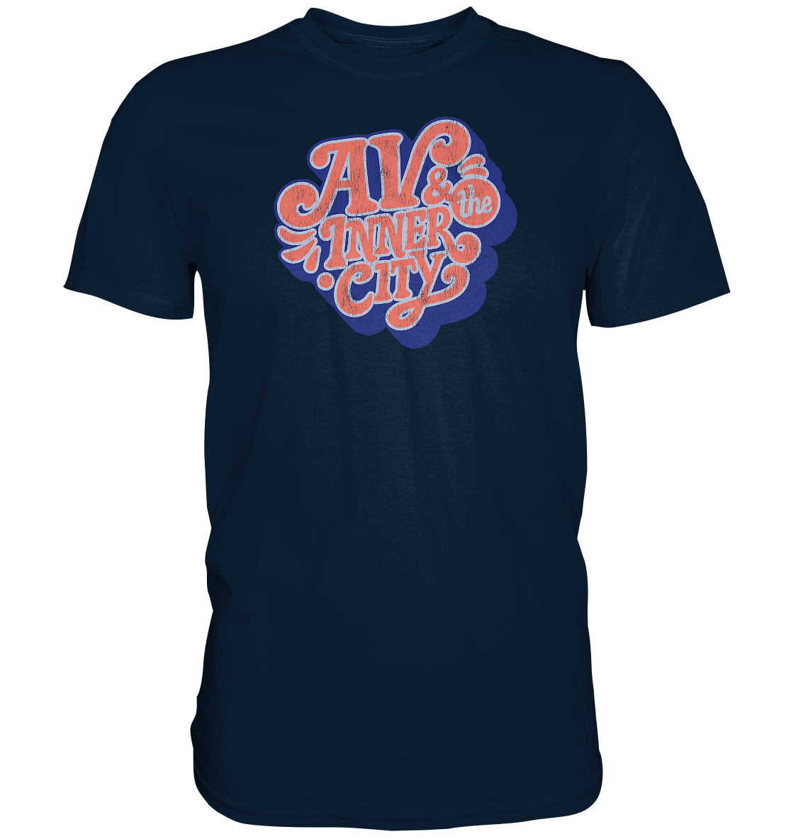 AV & the Inner City / Blue and Orange Logo - Premium Shirt