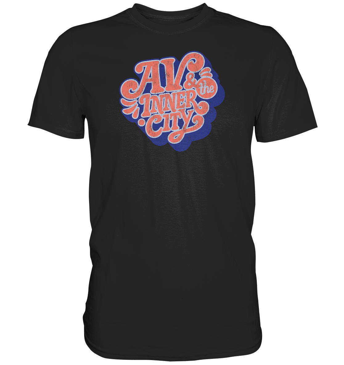 AV & the Inner City / Blue and Orange Logo - Premium Shirt