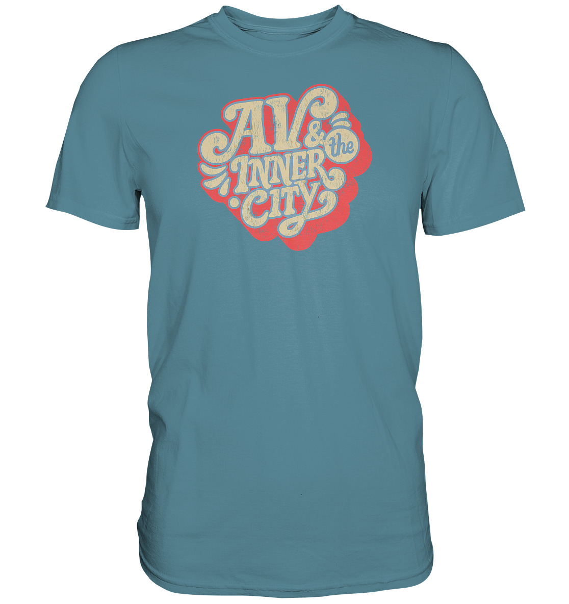 AV & the Inner City / Orange and Yellow Logo- Premium Shirt