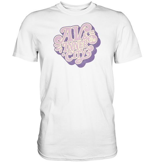 AV & the Inner City / Purple Logo - Premium Shirt
