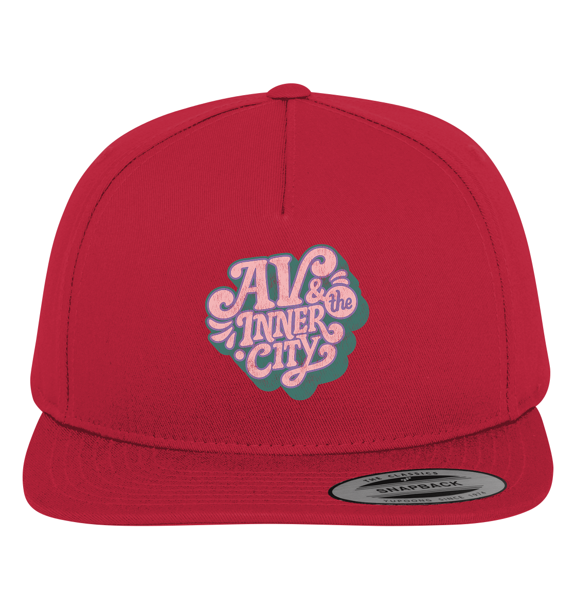 AV & the Inner City / Cap with Green and Pink Logo