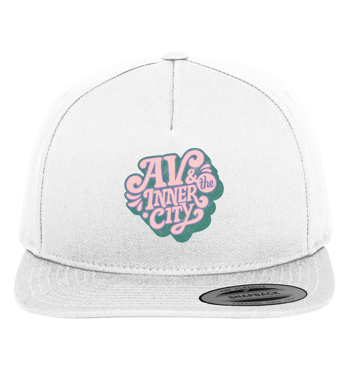 AV & the Inner City / Cap with Green and Pink Logo