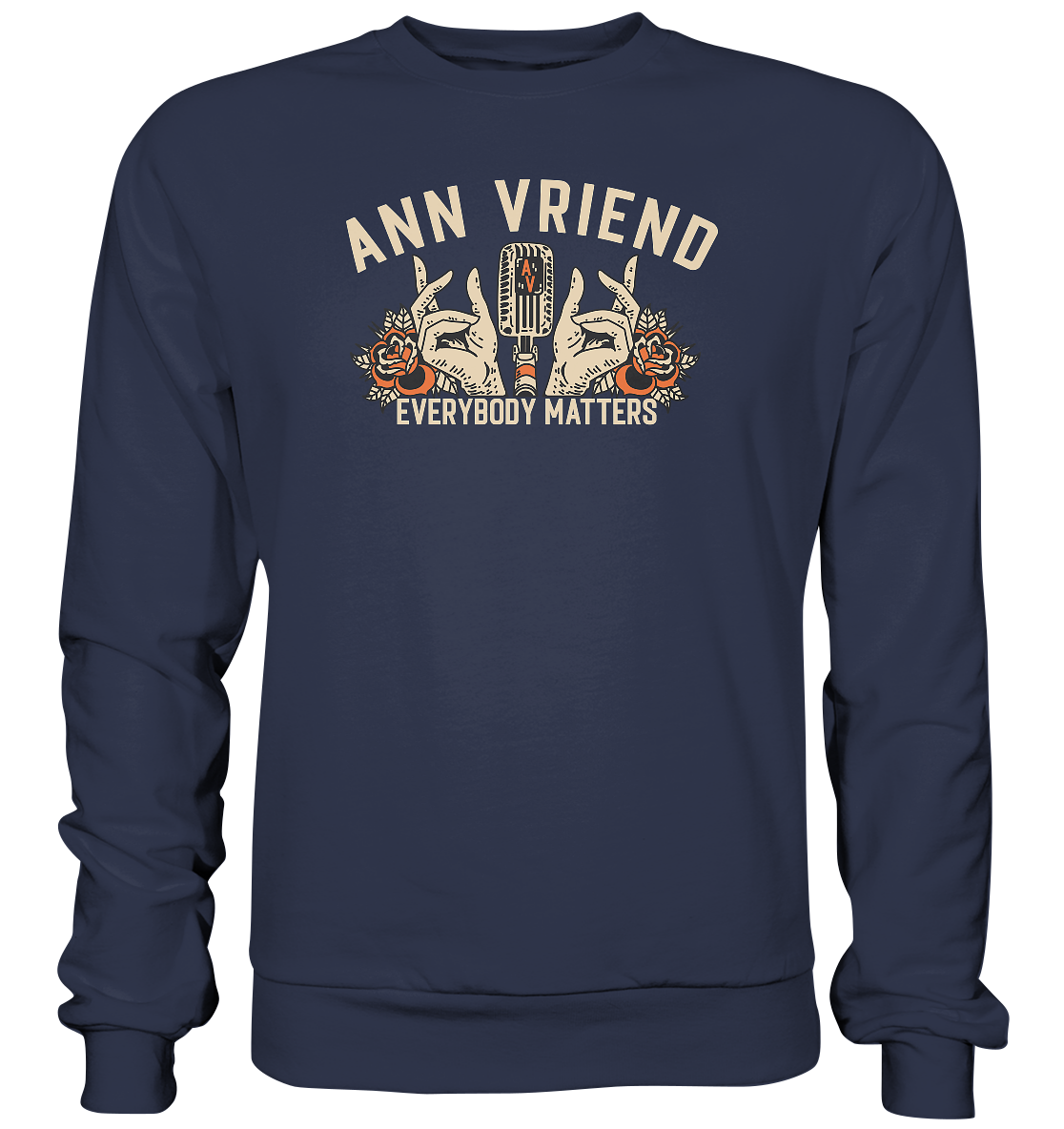 AV / Premium Sweatshirt with Hands Logo