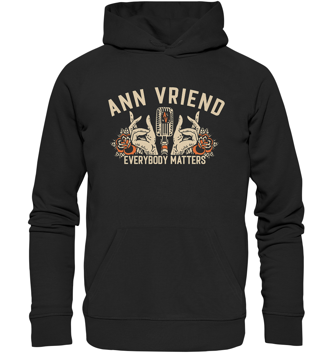 AV / Premium Unisex Hoodie with Hands Logo