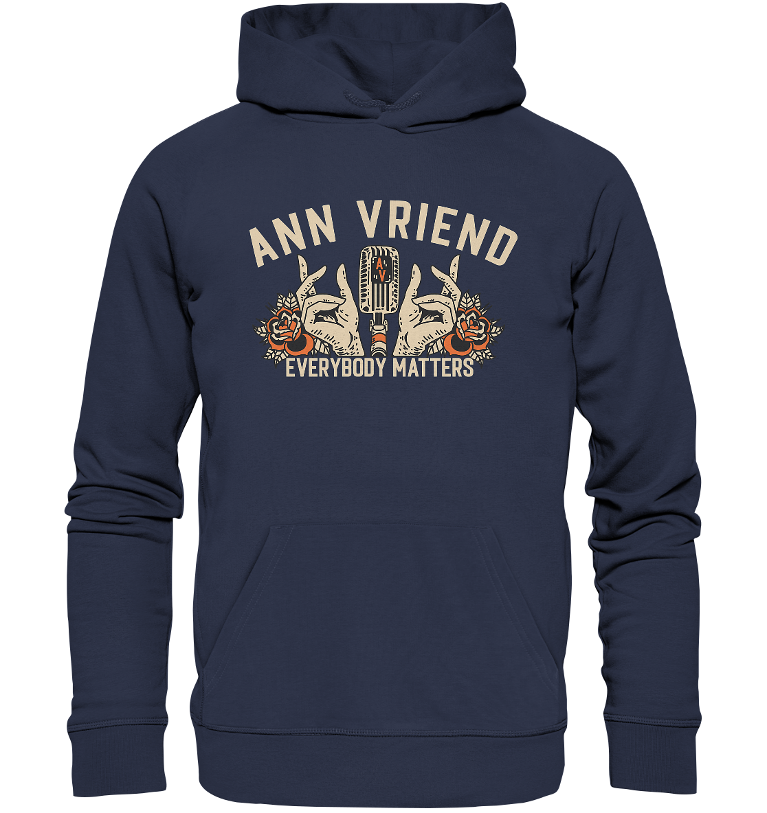 AV / Premium Unisex Hoodie with Hands Logo