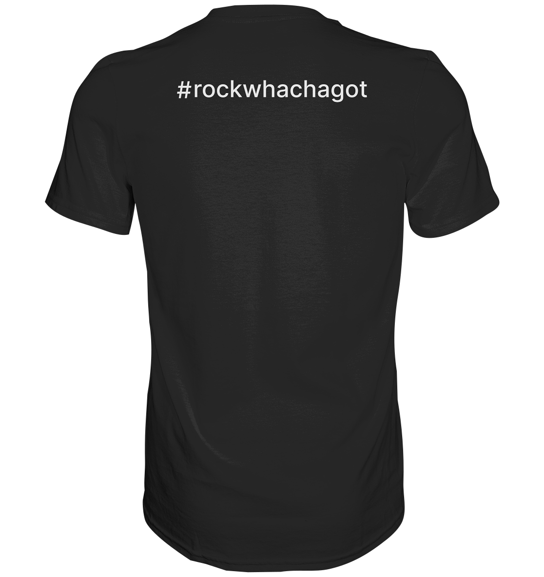 AV / Premium Unisex Tshirt with White AV Logo