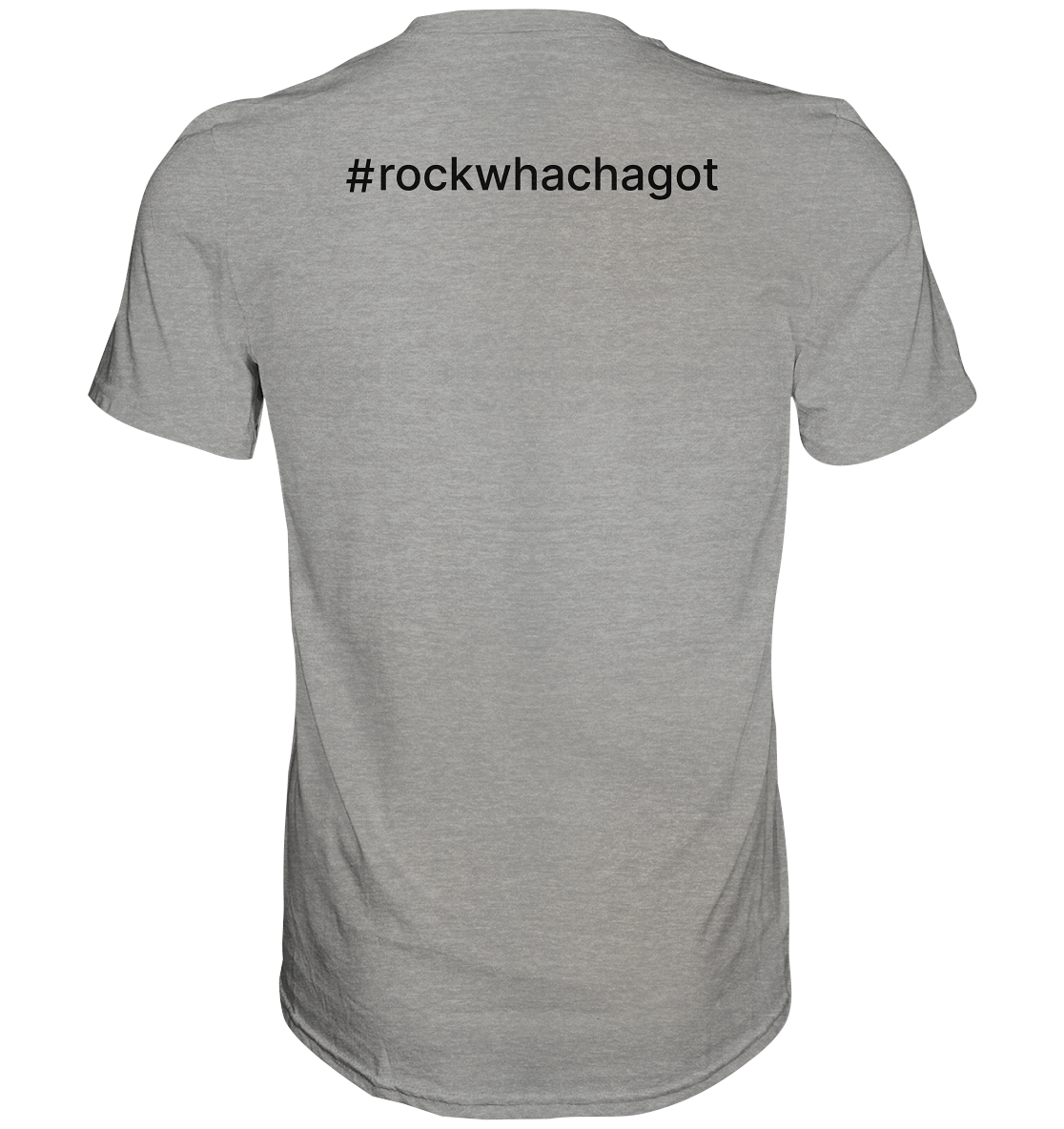 AV / Premium Unisex Tshirt with Black AV Logo