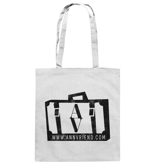 AV / Cotton Bag with Black Suitcase Logo