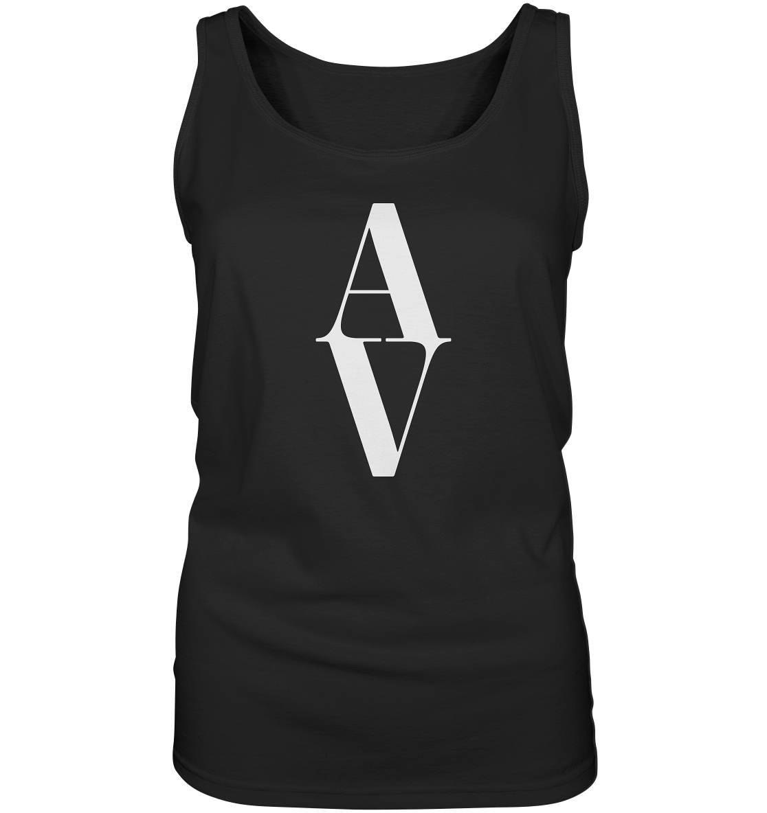 AV / Women's Tank Top with White AV Logo