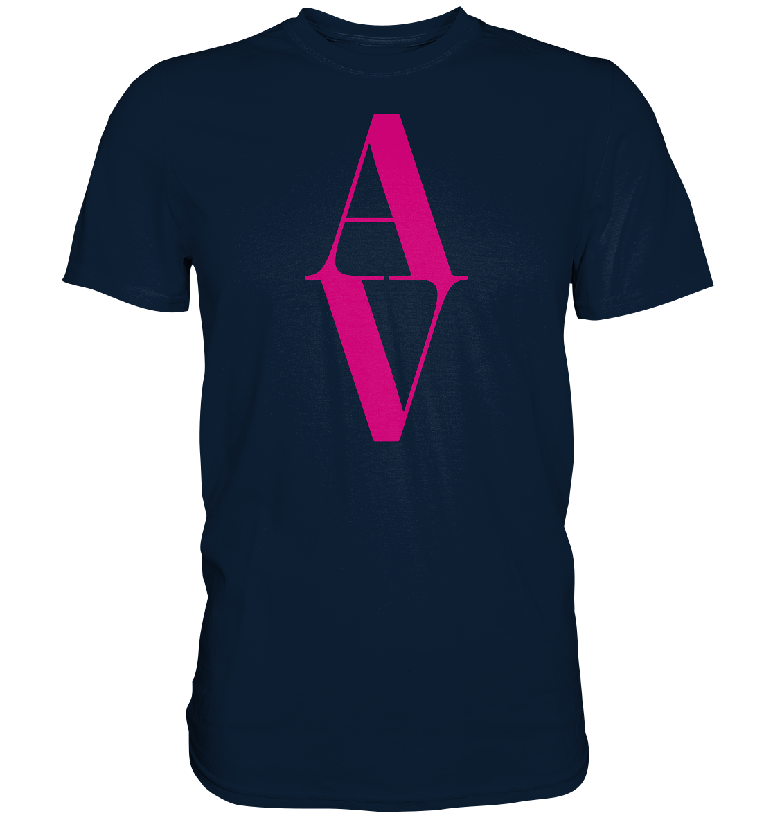 AV / Premium Unisex Tshirt with Pink AV Logo