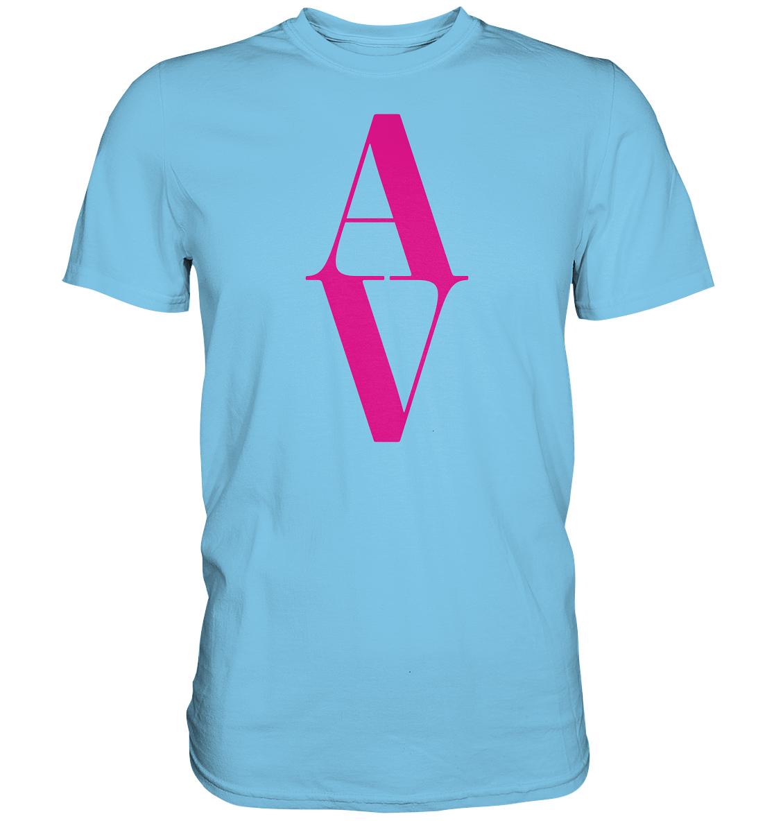 AV / Premium Unisex Tshirt with Pink AV Logo