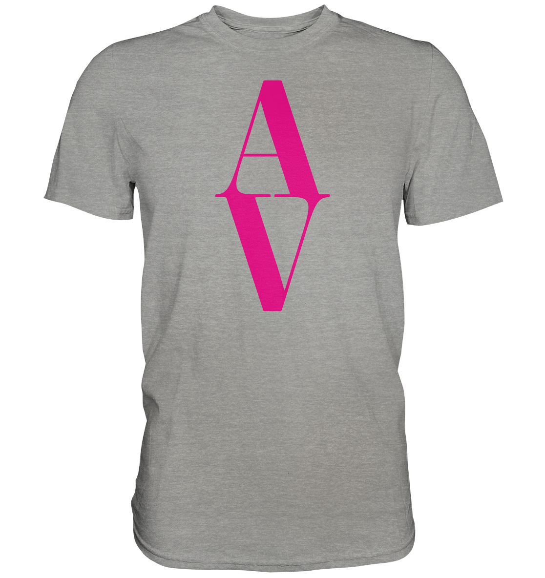 AV / Premium Unisex Tshirt with Pink AV Logo