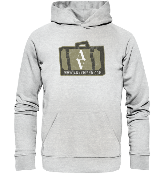 AV / Premium Unisex Hoodie with Suitcase Logo