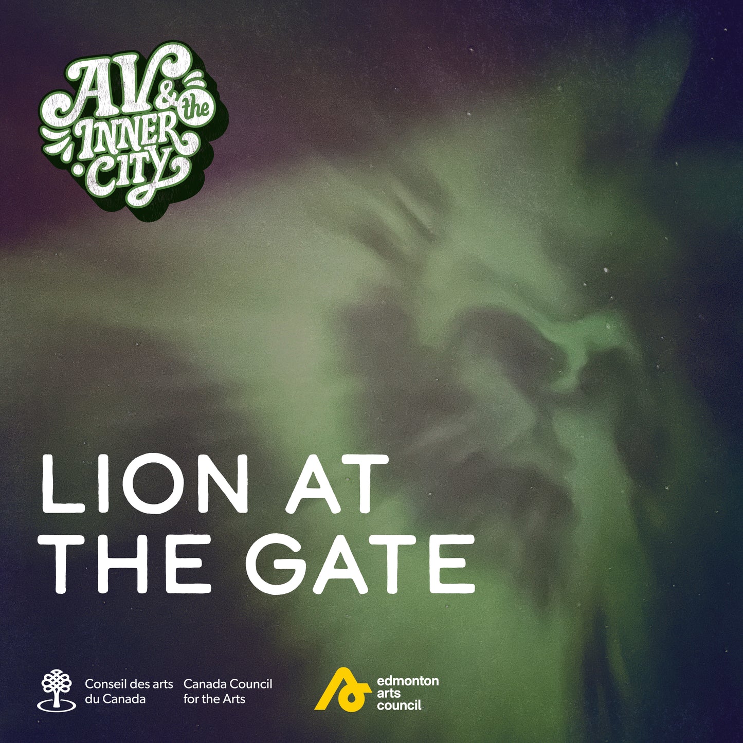 "Lion at the Gate" Digital Download & Single Artwork-- the 3rd single by AV & the Inner City