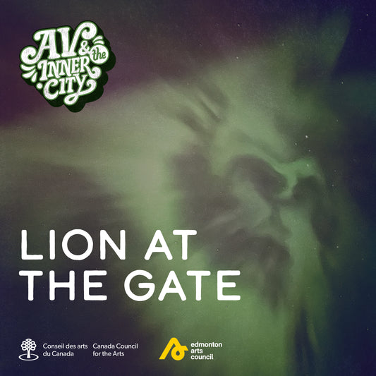 "Lion at the Gate" Digital Download & Single Artwork-- the 3rd single by AV & the Inner City