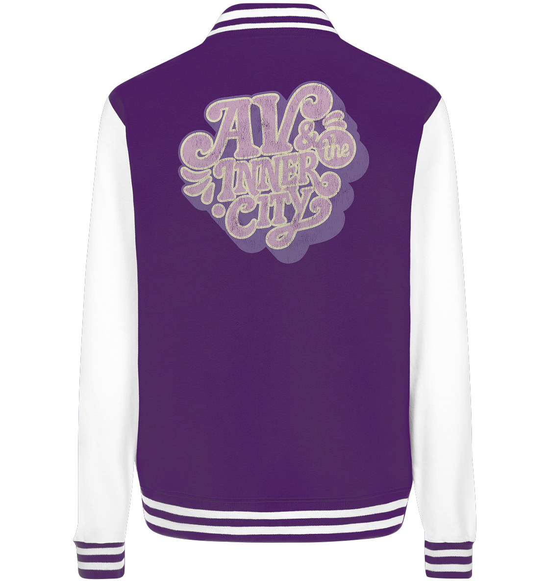 AV & the Inner City / College Jacket with Purple Logo