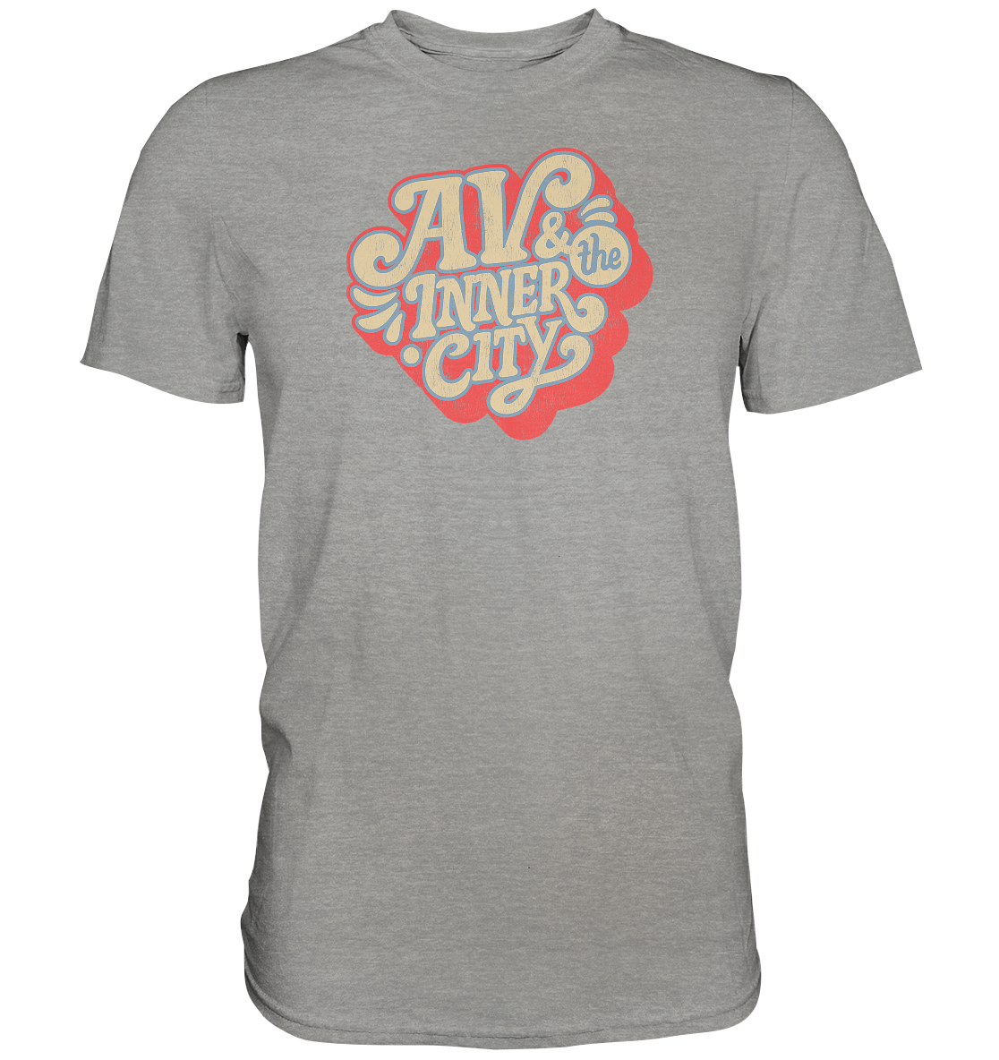 AV & the Inner City / Orange and Yellow Logo- Premium Shirt