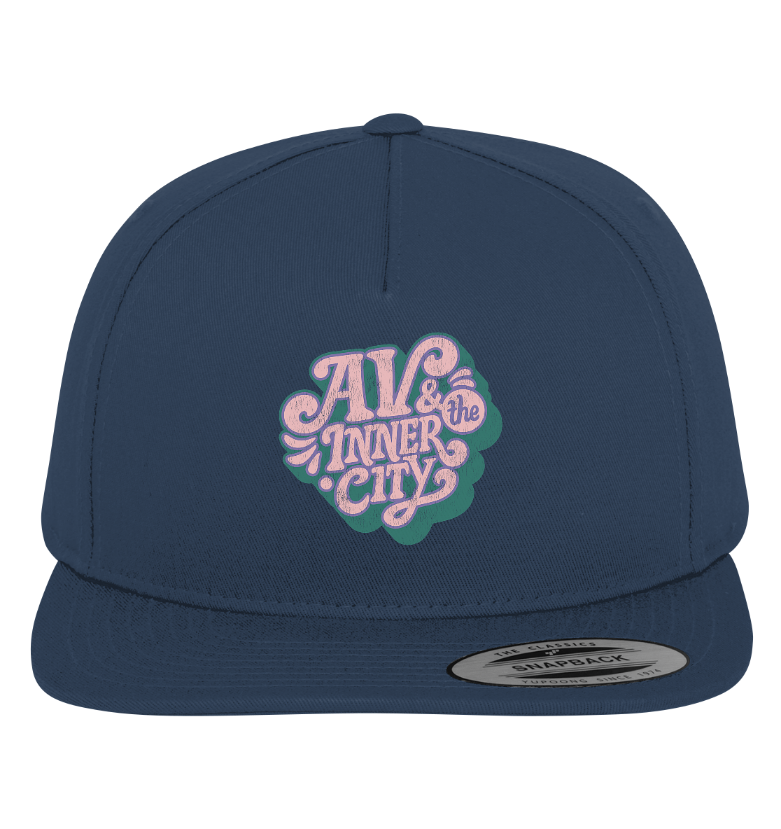 AV & the Inner City / Cap with Green and Pink Logo