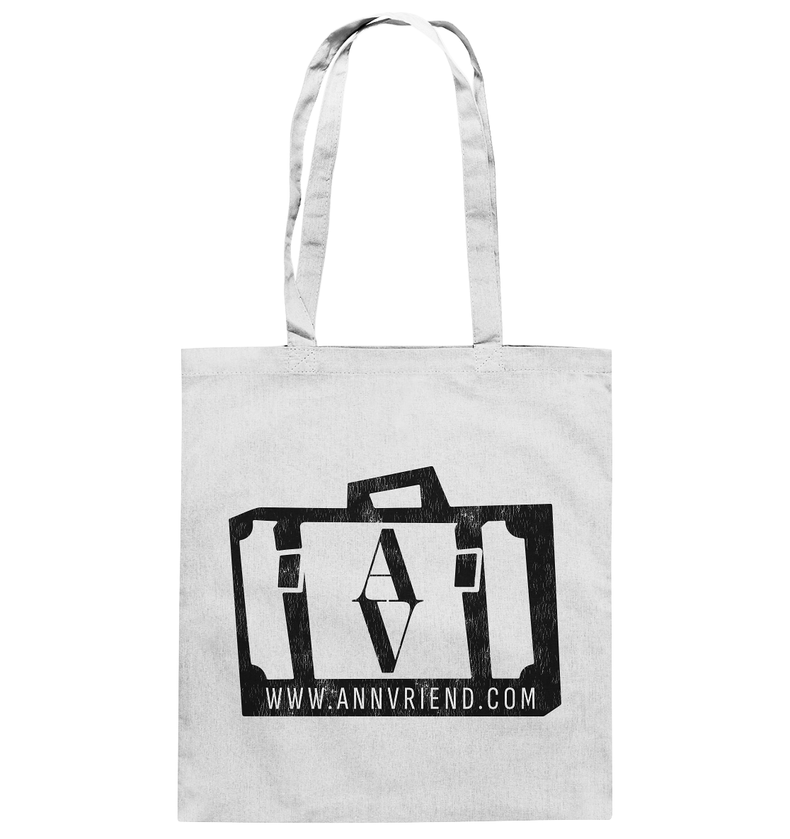 AV / Cotton Bag with Black Suitcase Logo