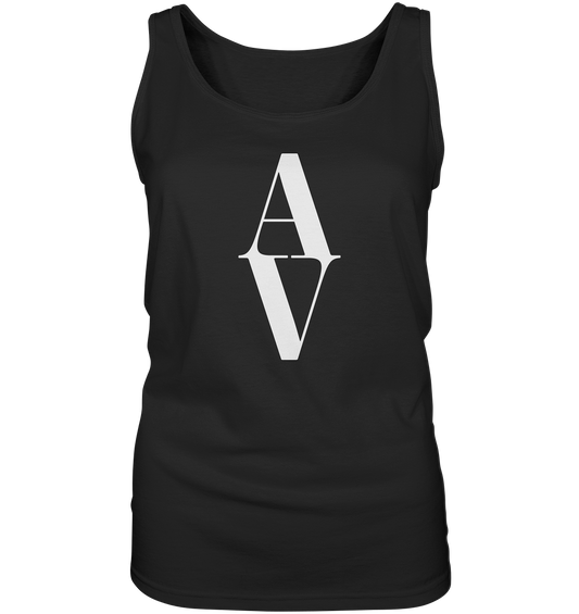 AV / Women's Tank Top with White AV Logo